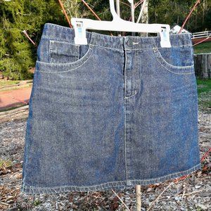Denim Skirts Mini Skirt Boho Blue Jean Skirt 6